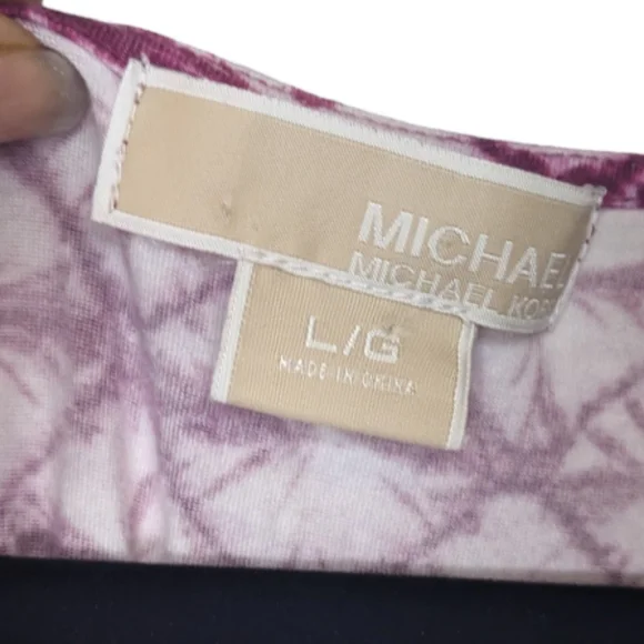 Michael Michael Kors Women's Abstract Print Scrunched Tank Top - Picture 3 of 10